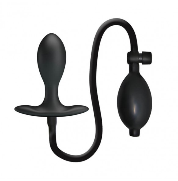 PRETTY LOVE - Inflatable Anal Plug (Black)